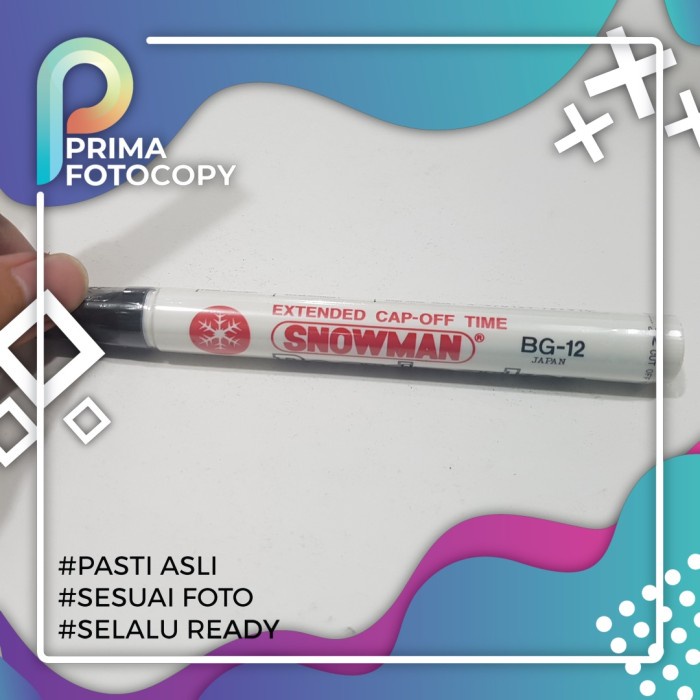 

Spidol Snowman Hitam / Spidol White Board | Spidol Papan Tulis | BG-12