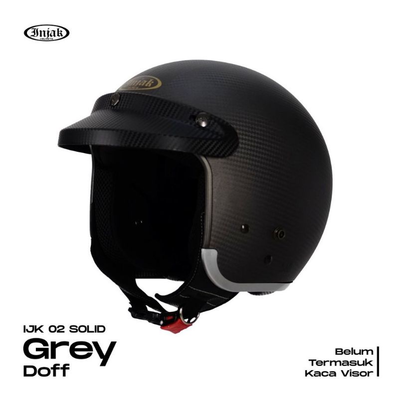 HELM RETRO INJAK | Helm Retro Injak Special Edition Carbon NEW | Helm Motor Retro dewasa Helm bogo
