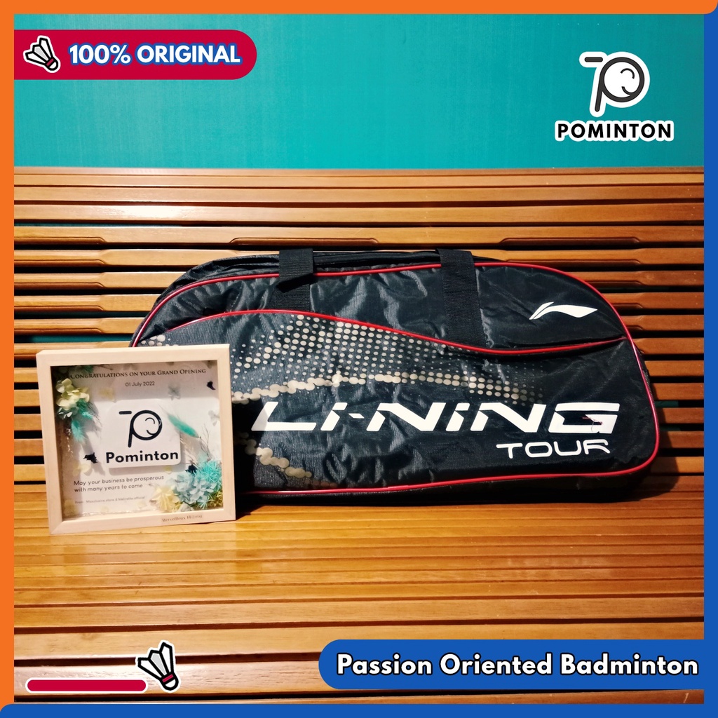 Tas Badminton Bulutangkis Lining ABDQ 274 Kotak 100% ORIGINAL