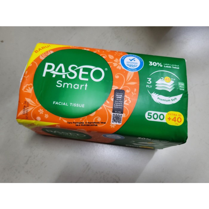 TISU PASEO SMART TISSUE 500 SHEET