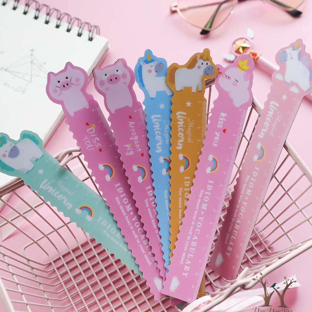 

kartun unicornRuler/Penggaris lunak Unicorn 15cm-YuanYuan Mall