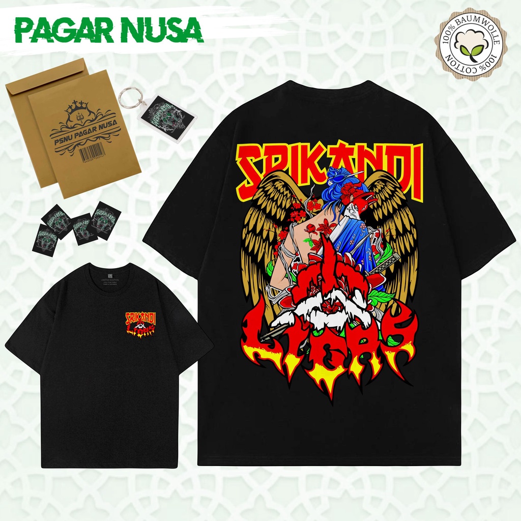 Kaos Pagar Nusa Delapan Enam SRIKANDI-LIGAS Kaos Single Fighter Gasmi  Ligas Srikandi 1986