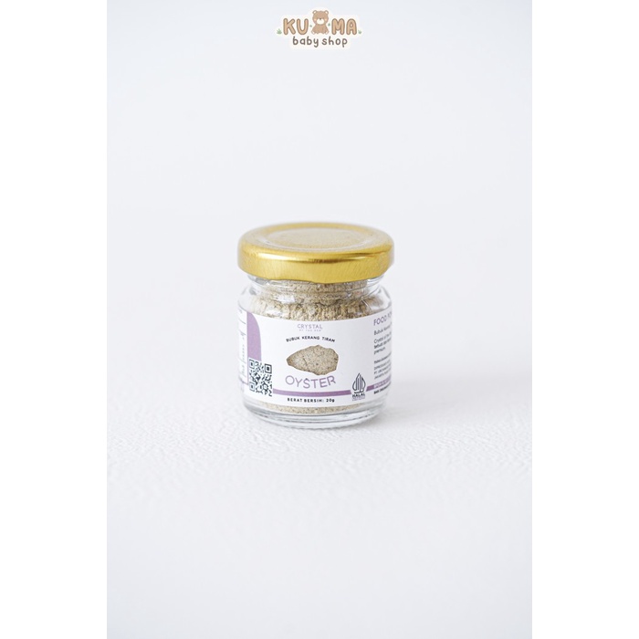 

Crystal of the Sea | Oyster Powder (20GR) / Bubuk Kerang Tiram