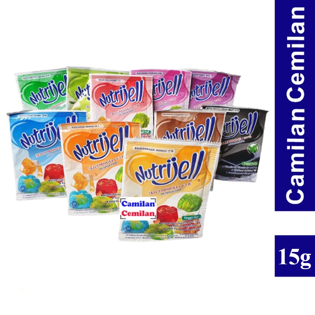 

Nutrijell Aneka Rasa Buah Cokelat Cincau Kemasan Besar 15 gr