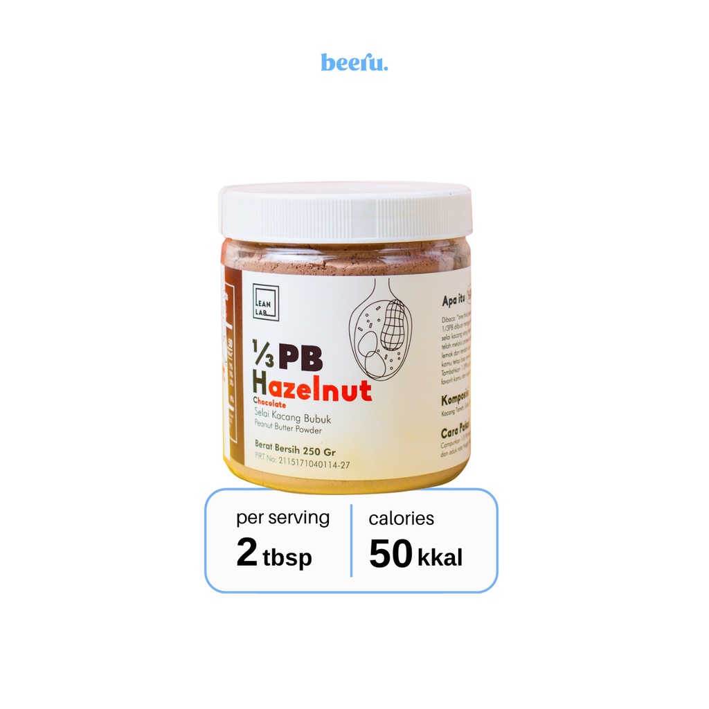 

COD Lean Lab Peanut Butter Powder 1/3 PB Hazelnut