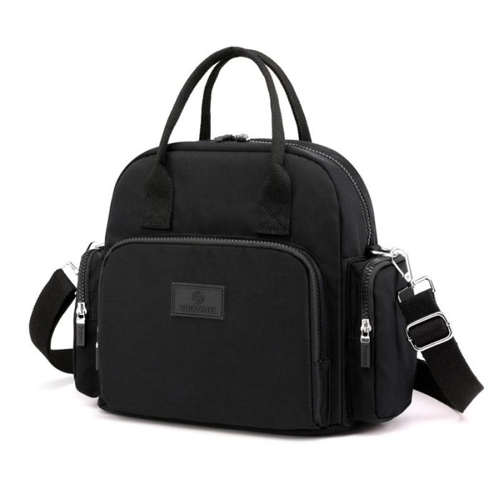 Tas wanita 3in1 selempang ransel jinjing original suoyate bag - S283 - Hitam