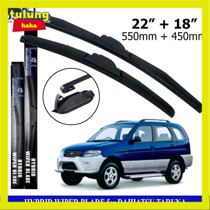 HIGH QUALITY Hybrid Wiper Blade Daihatsu Taruna Wiper Kaca Mobil Karet