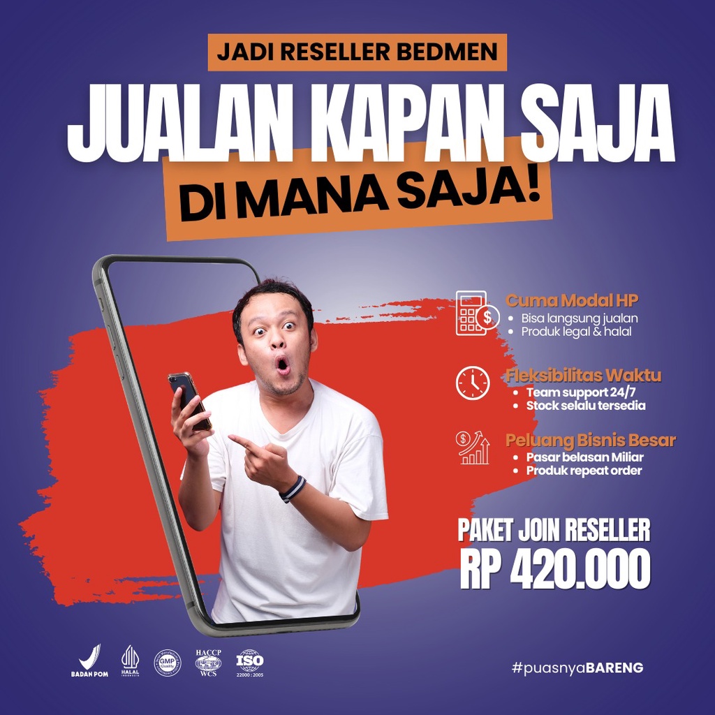 Paket Hemat Bedmen Minuman Vitalitas Pria Dewasa