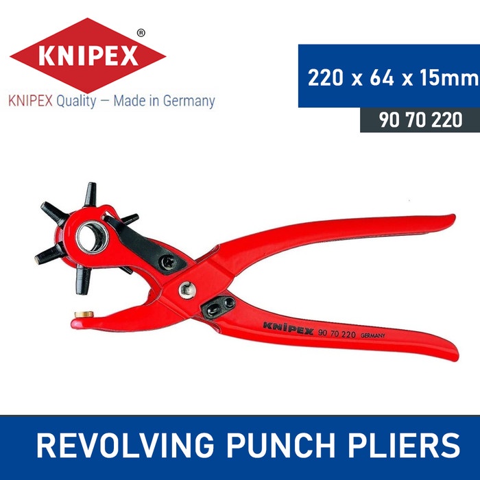 Knipex Tang Pembolong 90 70 220 Knipex Revolving Punch Pliers
