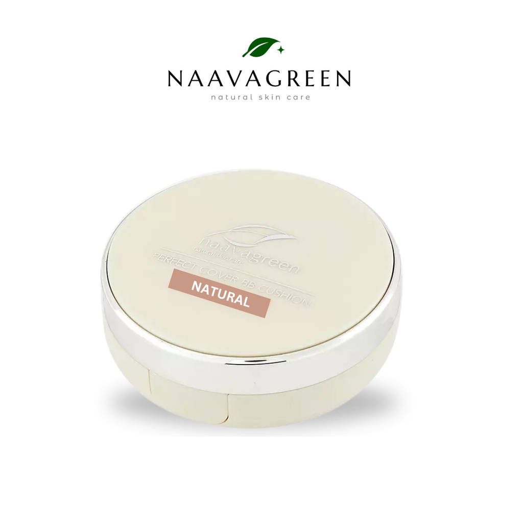 Naavagreen BB Cushion Natural  - Perfect Cover BB Cushion - NATURAL