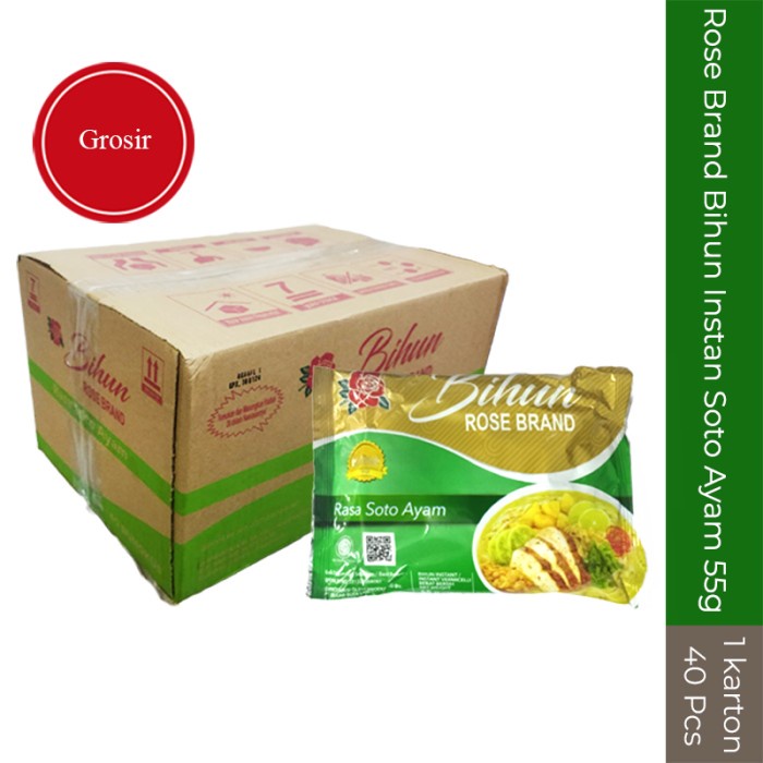 

Rose brand bihun instant rasa soto ayam 1 Karton 40 Pcs Grosir