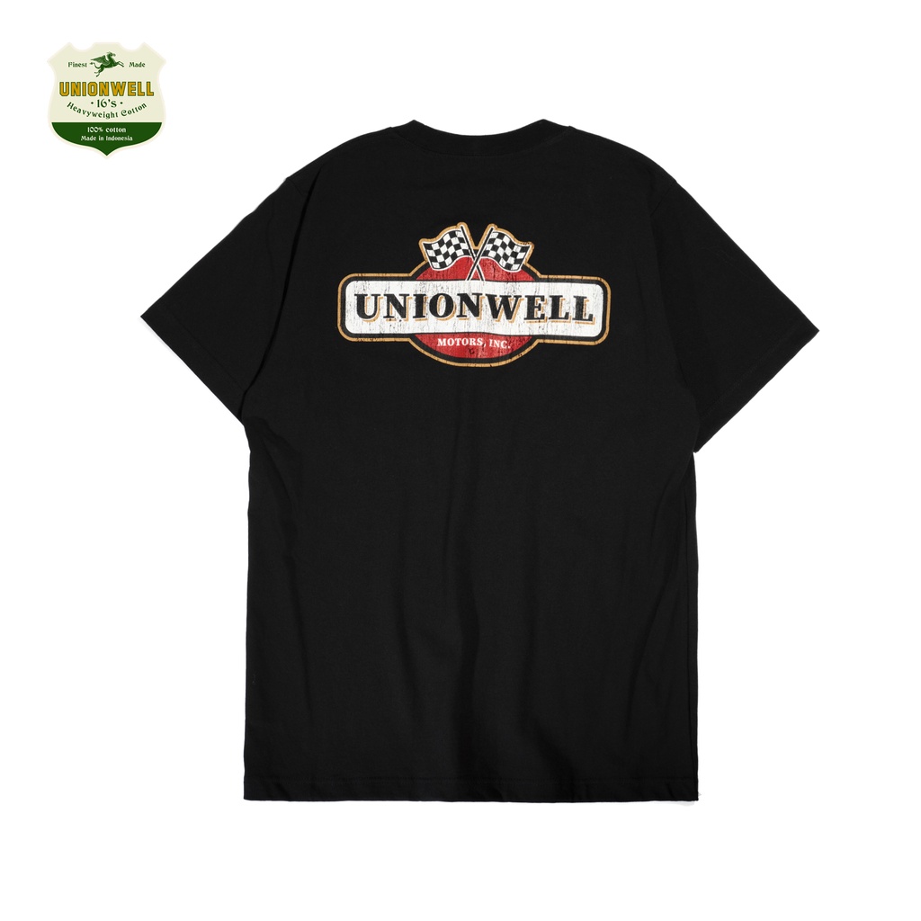 Unionwell T-shirt Original Kaos Wesson Black