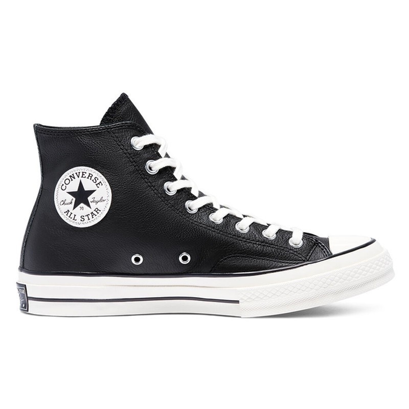 Sneaker Converse Chuck 70s Hi Leather Black White Original