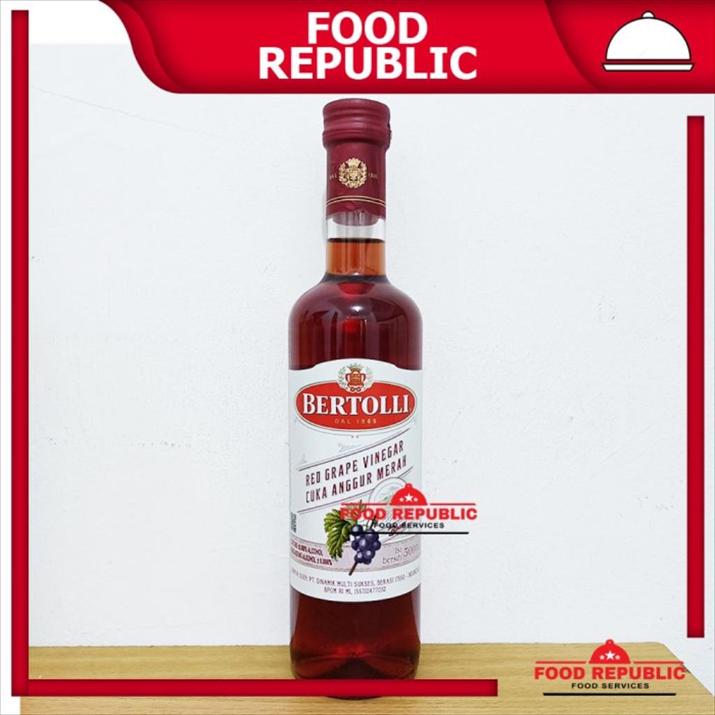 

Bertolli Red Wine Vinegar 500 ML / Cuka Anggur Merah Import Italy