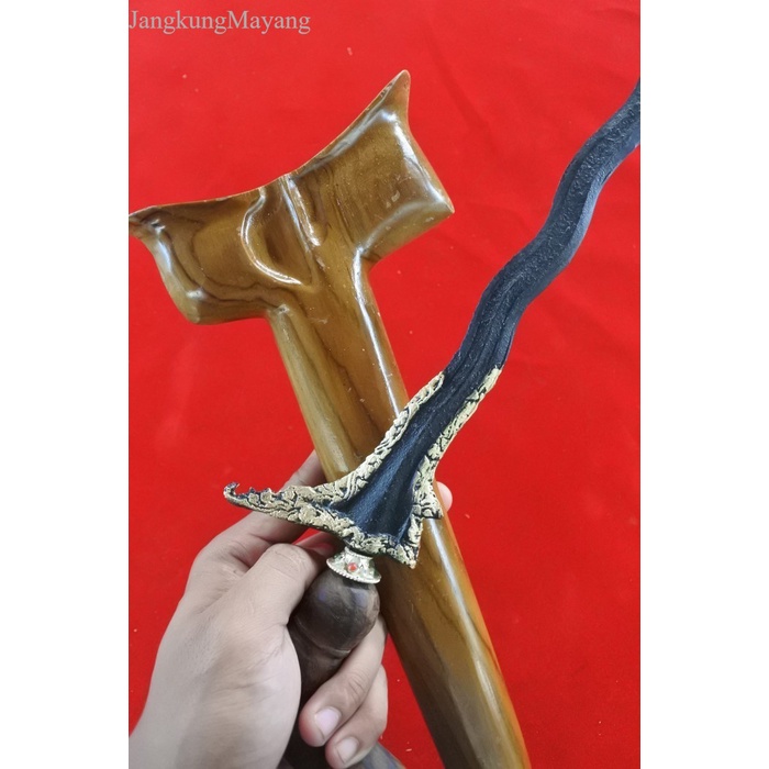 

keris langitan MEGANTORO kinatah bugis - bilahan saja WKP murah