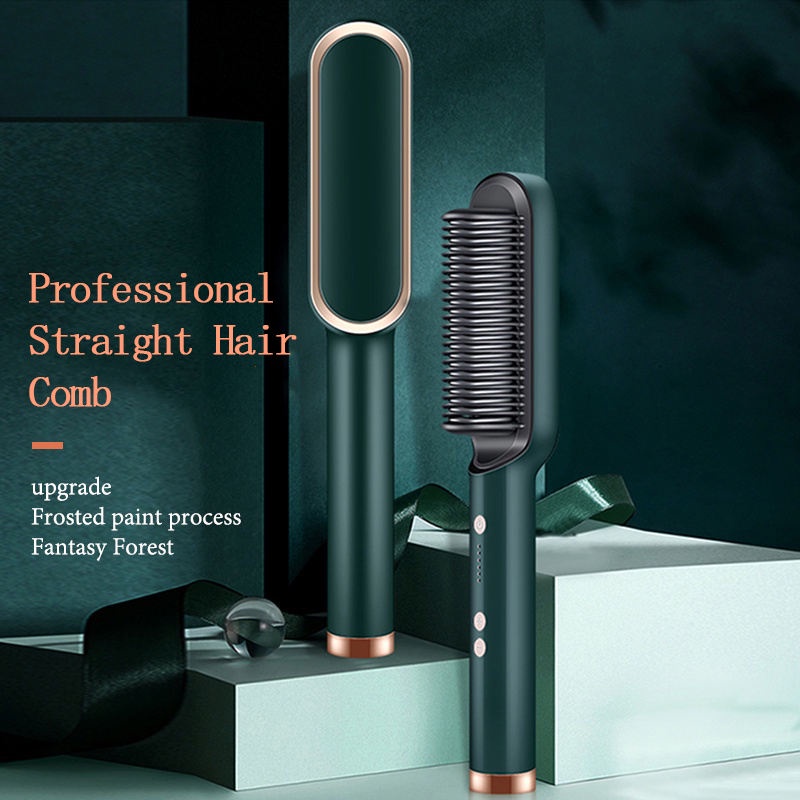 Catok Sisir Pelurus Rambut 2in1 Lurus dan Keriting - Catok2in1