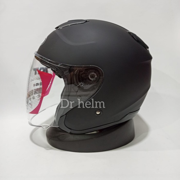 KGH86 HELM KYT KYOTO R SOLID ORIGINAL - Hitam doff, XL