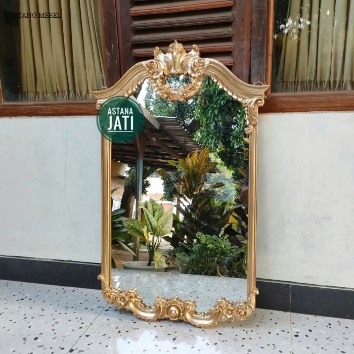 Termurah pigura cermin/kaca crmin rias/bingkai kaca cermin dinding ukir kayu