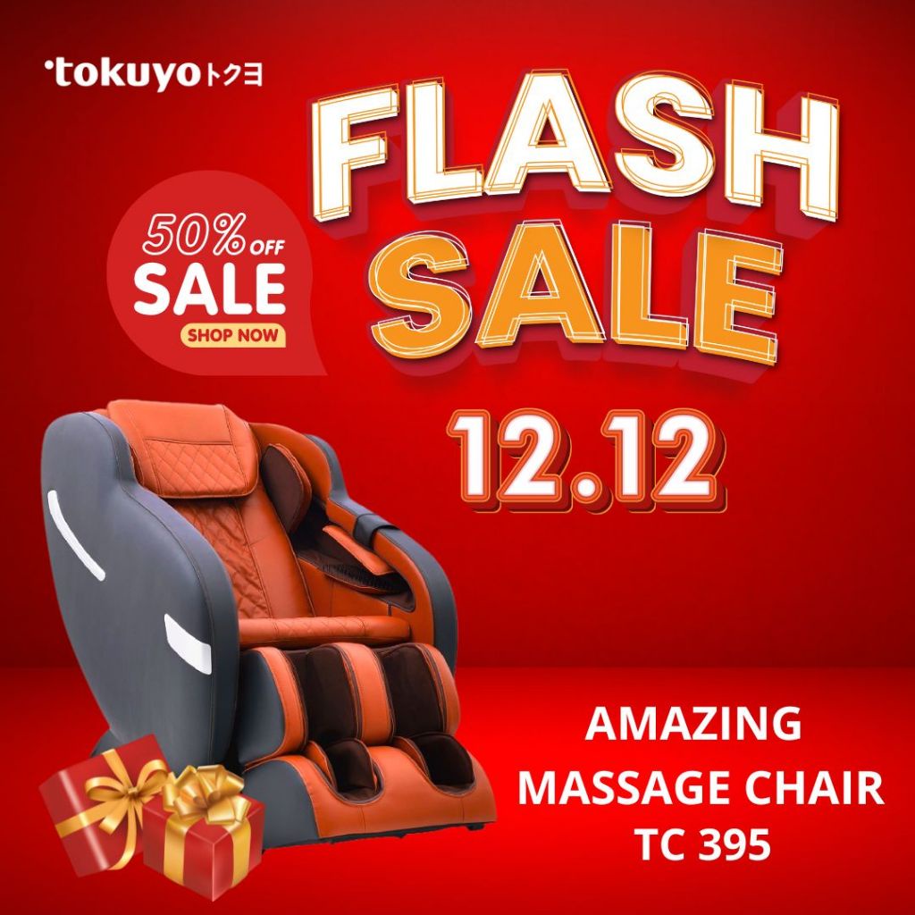 Tokuyo Kursi Pijat Multifungsi Deluxe Classy Massage Chair Kursi Pijat Mewah TC 395