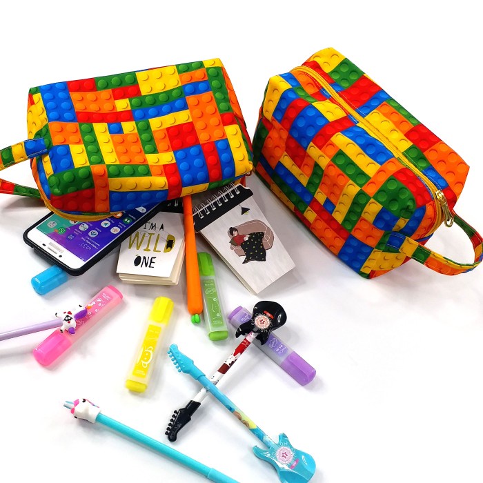 

Pouch Kotak Bricks Hampers Ulang Tahun Tempat Pensil Penggemar Bricks