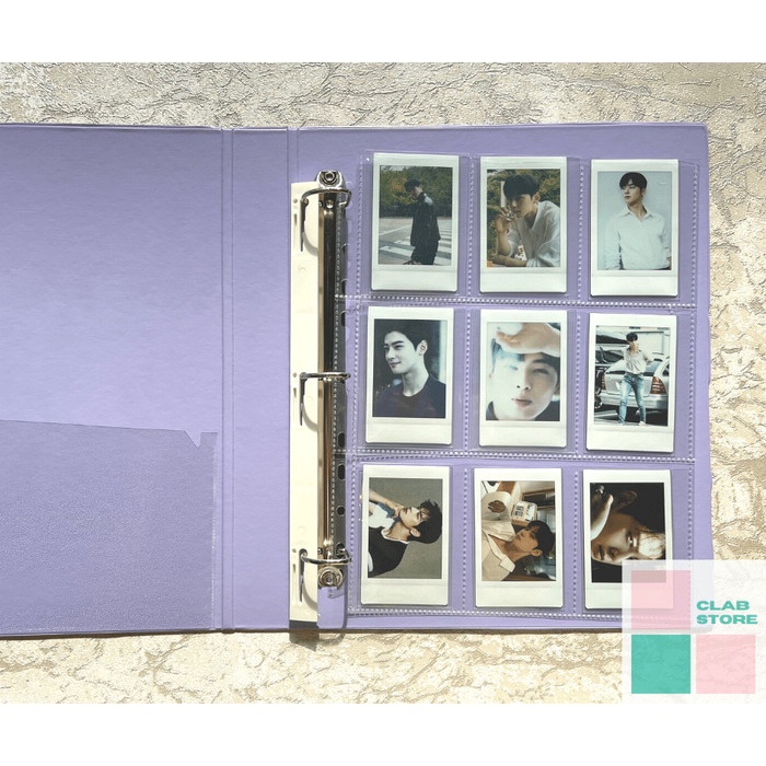 

Binder Bambi A4 3 ring 25mm Photocard Kpop Filing Namecard - Pastel Blue