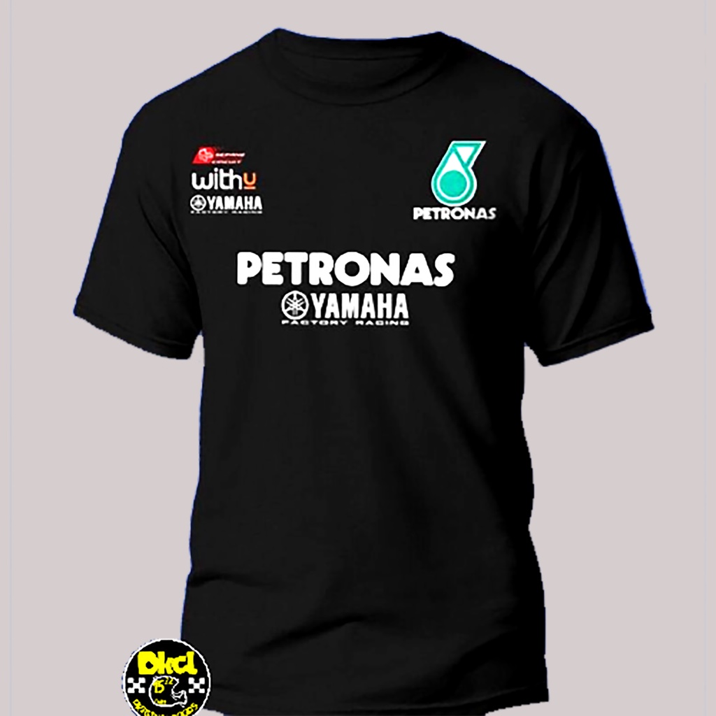 Baju Sablon PETRONAS YAMAHA FACTORY RACING Katun combed 30s
