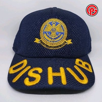 Best Seller Topi Logo Dishub / Topi Dishub / Topi Perhubungan / Topi Logo Dishub Klep Dishub