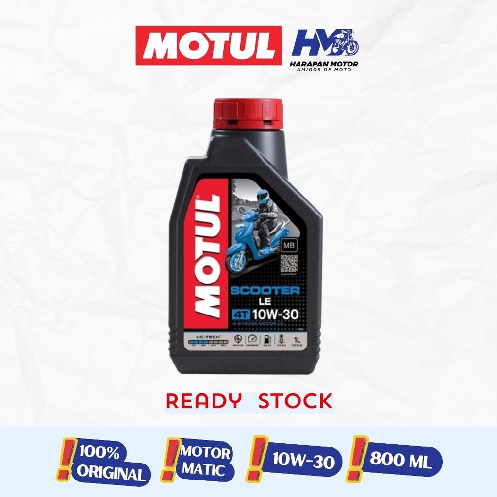 Oli Mesin Motul Matic 10W-30 800ml Original
