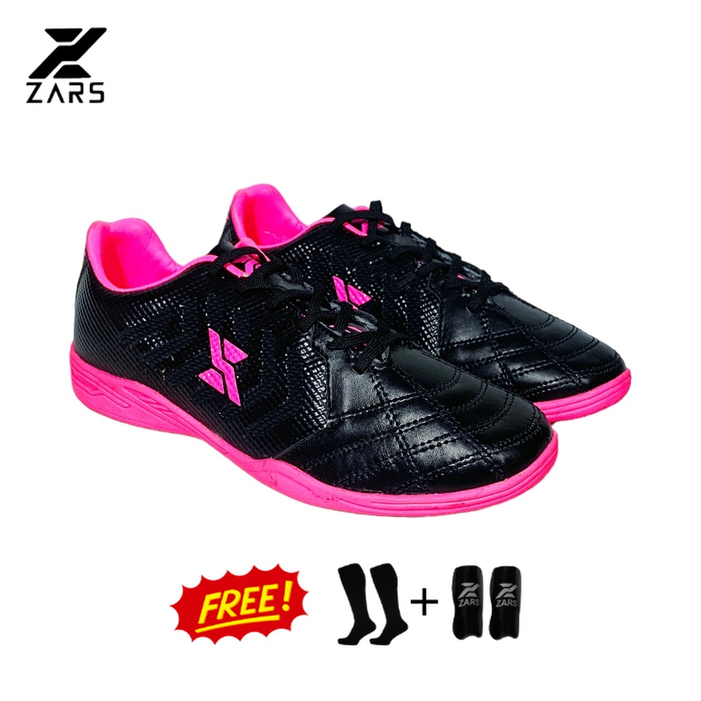 Zars Sepatu Futsal Evo Infinity Black Pink IN