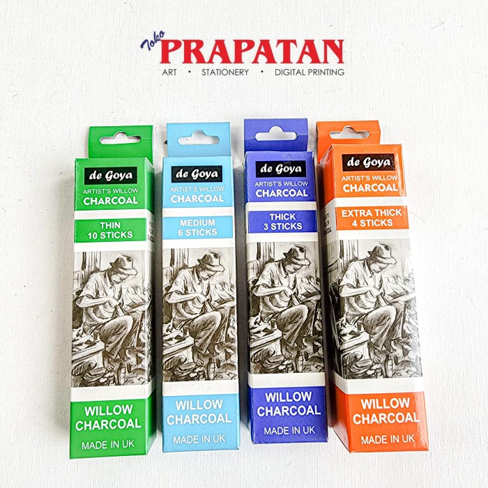 

FM - BEST SELLER De Goya Artists Willow Charcoal Sticks - Medium