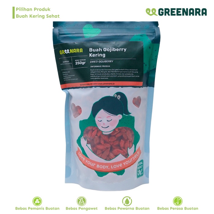

[KUALITAS TERBAIK] Gojiberry Kering 250gr Premium