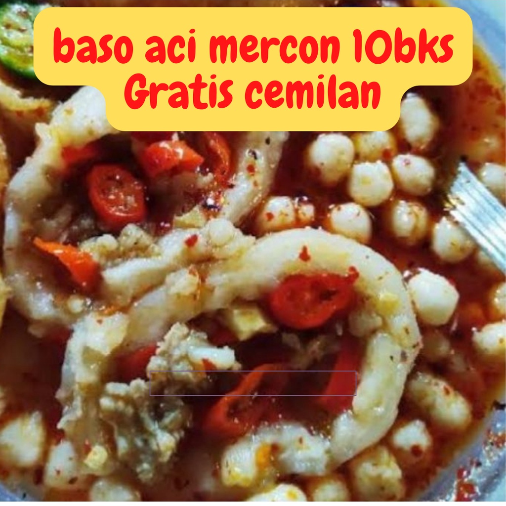 

Baso aci mercon 10 bks Gratis topping harga resseler