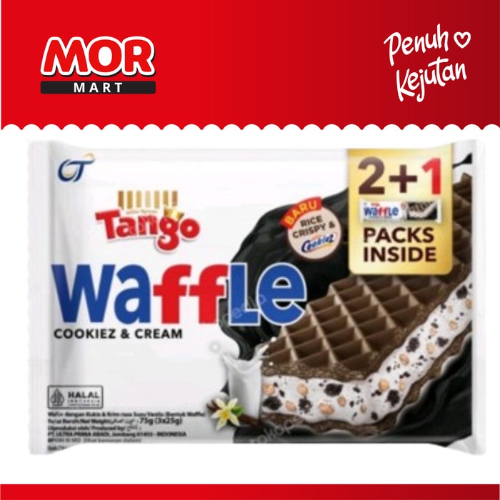 

TANGO Waffle Cookies and Cream 3x25g