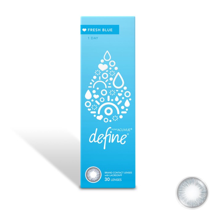 Ready 1 Day Acuvue Define Fresh Collection - Fresh Blue