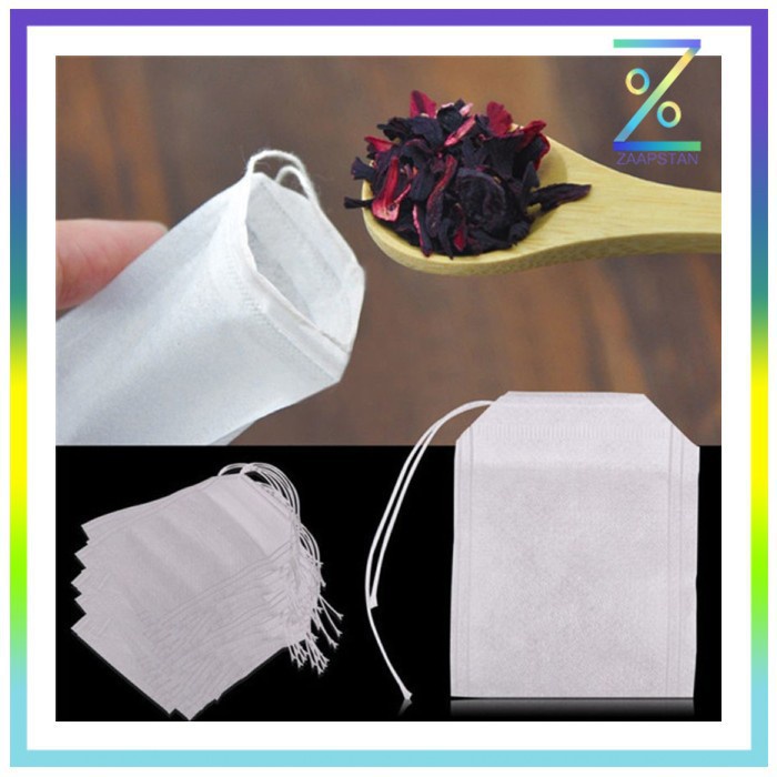 

K2 Kantong Teh Celup Kosong Teabag 100 PCS - T110 - White DealMedan