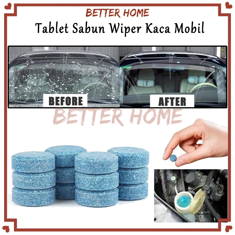 Tablet Sabun Wiper Kaca Mobil/Tablet Glass Cleaning Biru/Tablet Pencuci Kaca Depan/Tablet Sabun Pemb