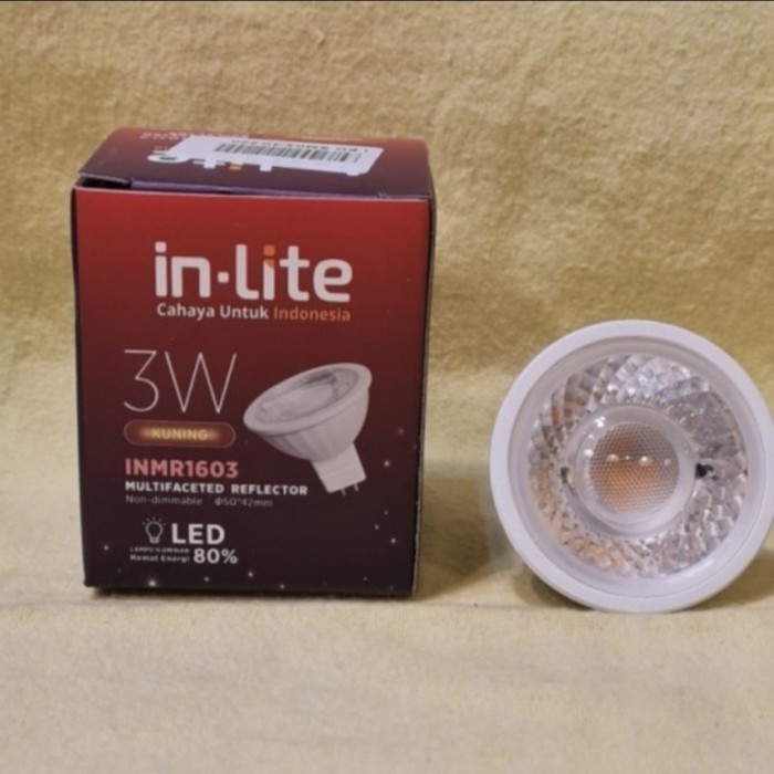 Lampu MR16 LED IN-lite Inlite INMR1603 3W MR 16 3 W 3 Watt 3Watt Spot