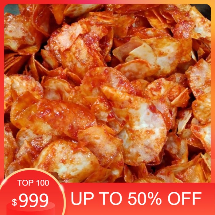

keripik singkong padang 1 kg / keripik singkong cabe merah DS