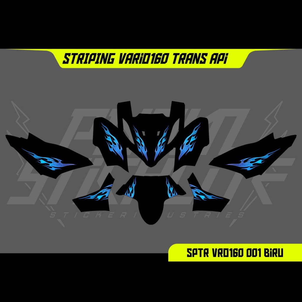 

Striping Transparan Vario 160 Motif Api Hotwheels Simple