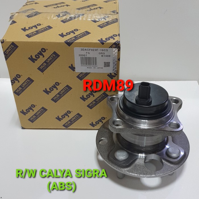 BEARING RODA BELAKANG CALYA SIGRA  (ABS) 3DACF023F-16CS KOYO