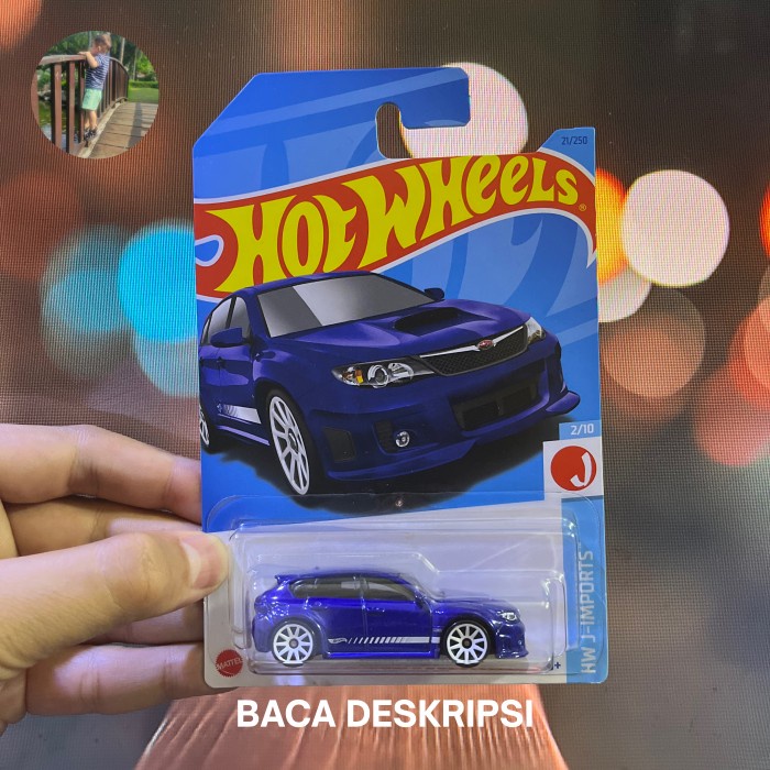 Hot Wheels Hotwheels Subaru WRX STI Biru