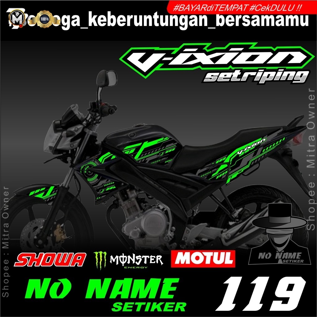 STIKER STRIPING LIS BODY VIXION OLD (119) 2011 2012 List stiker striping Vixion Old