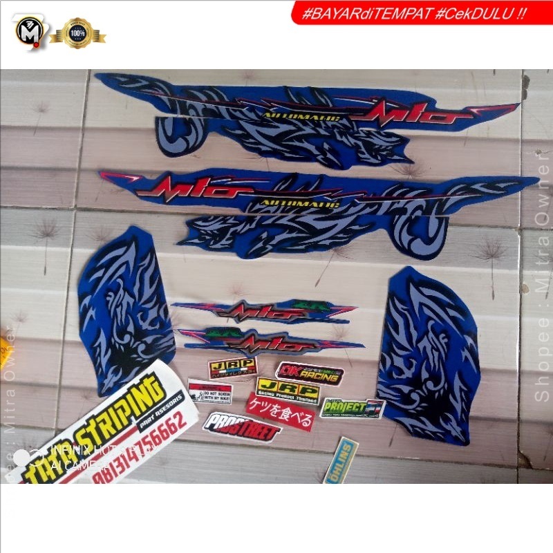 striping soul mx dragon biru