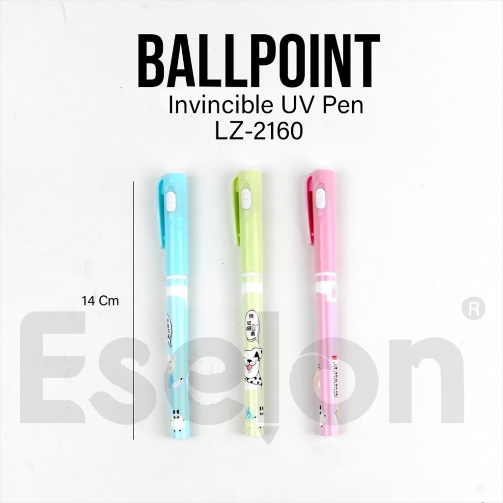 

RB [ES.JKT] 12pcs Pulpen Lampu Ajaib / Invisible Pen Senter UV 2160