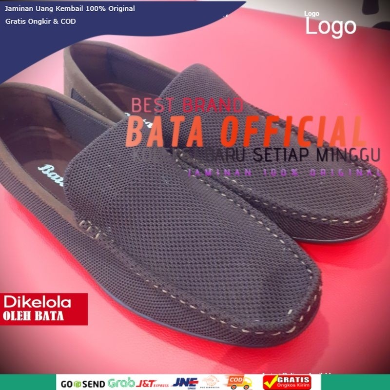 Sepatu Slip On Pria BATA Bata Men Mocassin Bian - 8314237