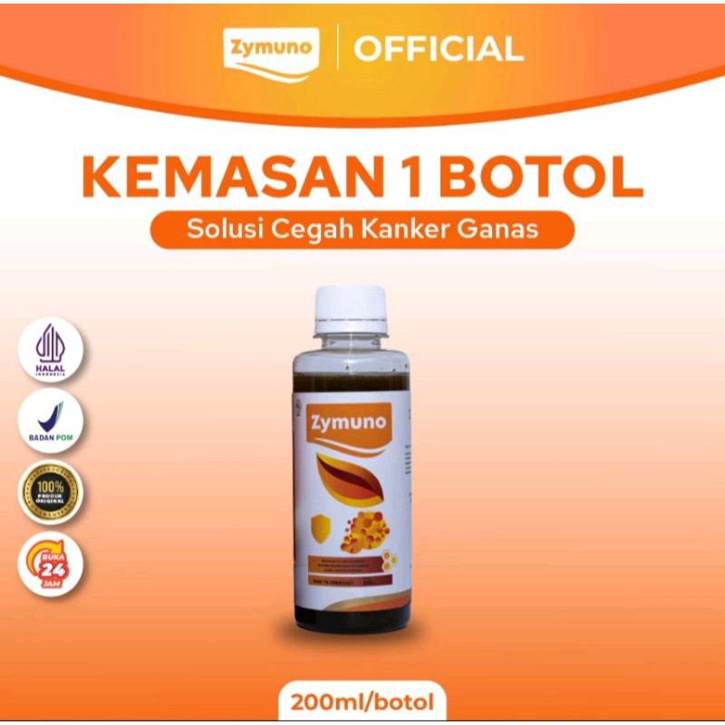 

Paket 1 Botol Zymuno Madu Herbal Imunoterapi Kanker Original