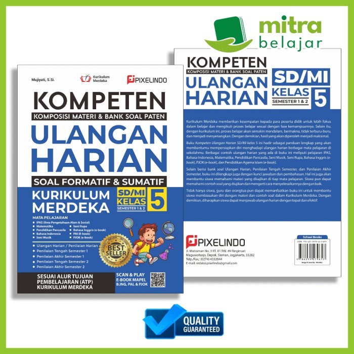 

Buku SD MI Kompeten Ulangan Harian KURIKULUM MERDEKA Kelas 1 2 3 4 5 6 - Kelas 5