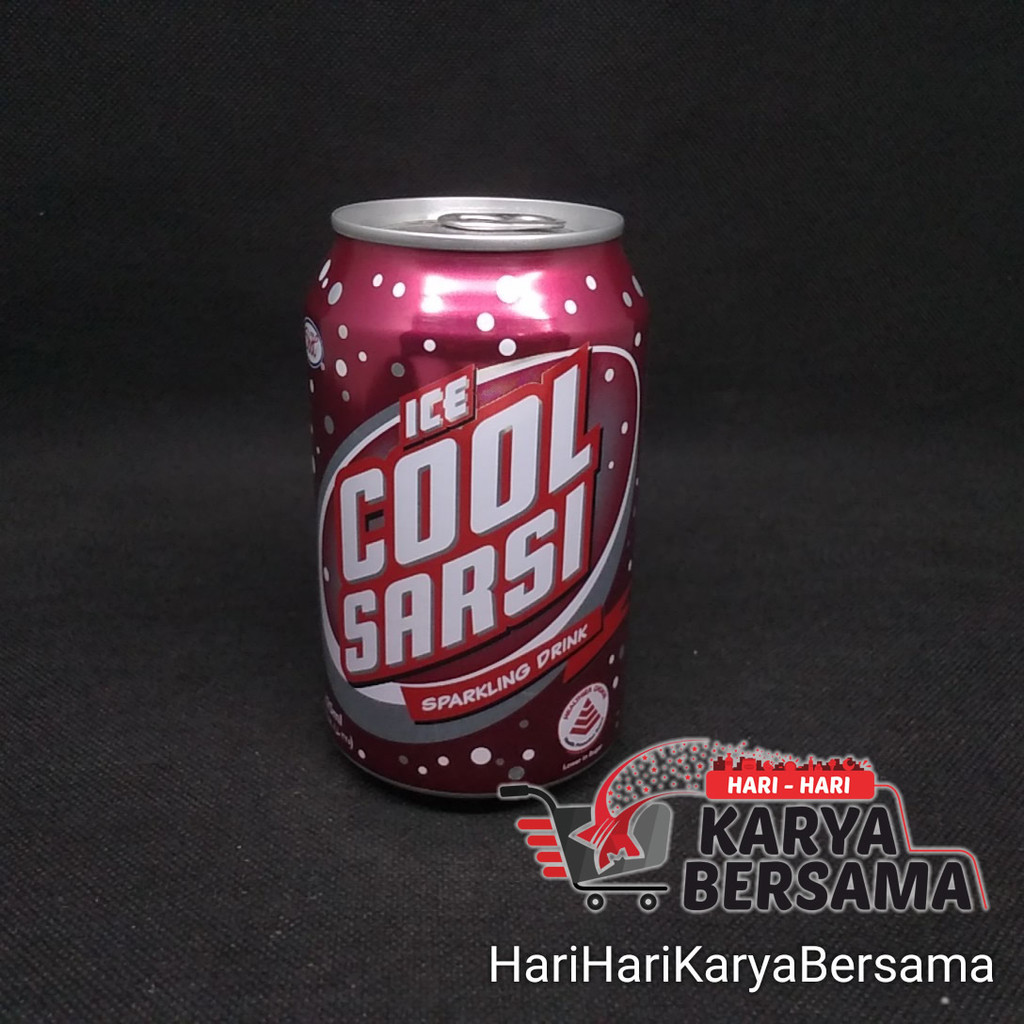 

MINUMAN BERSODA ICE COOL SARSI SPARKLING DRINK KALENG 325ML