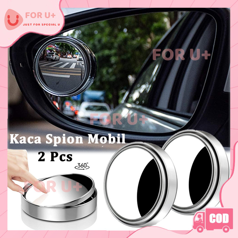 Spion Blind Spot Mobil /2 PCS 360 Derajat HD Blind Spot Cermin Mobil