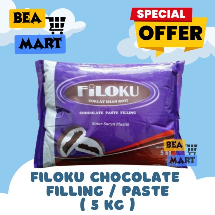 

Selai Cokelat Filoku 5kg | Coklat Filling Isian Roti Murah 5 kg